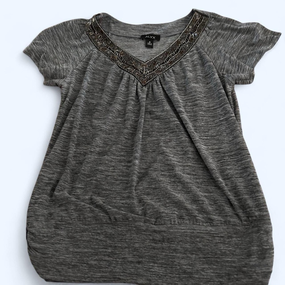 Alyx Charcoal Embellished Blouse